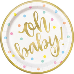 Oh Baby Gold Baby Shower Round 9