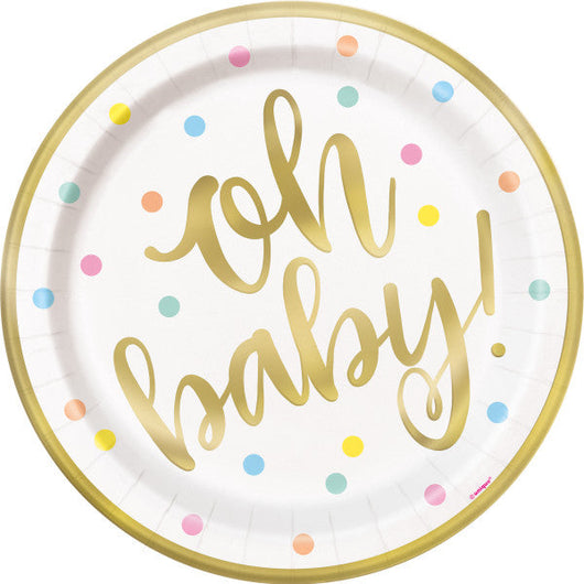 Oh Baby Gold Baby Shower Round 9