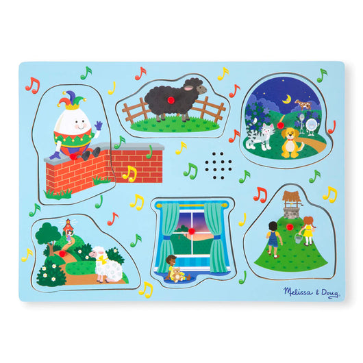 Melissa & Doug Sing-Along Nursery Rhymes Sound Puzzle (12)