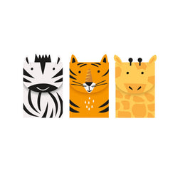 Animal Safari Treat Bag Kit for 3 Guests