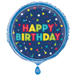 Peppy Birthday Round Foil Balloon 18
