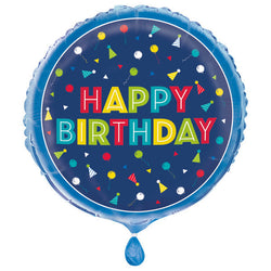 Peppy Birthday Round Foil Balloon 18