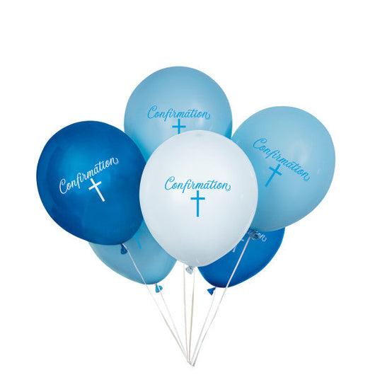 Fancy Blue Cross Confirmation 12