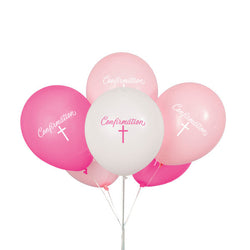 Fancy Pink Cross Confirmation 12