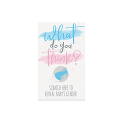 Gender Reveal Party Games, Boy Scratch-Off 10ct