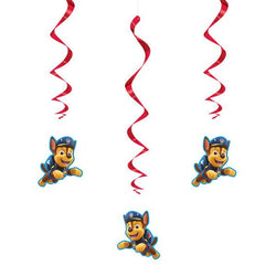 Paw Patrol Hanging Swirl Decorations, 26