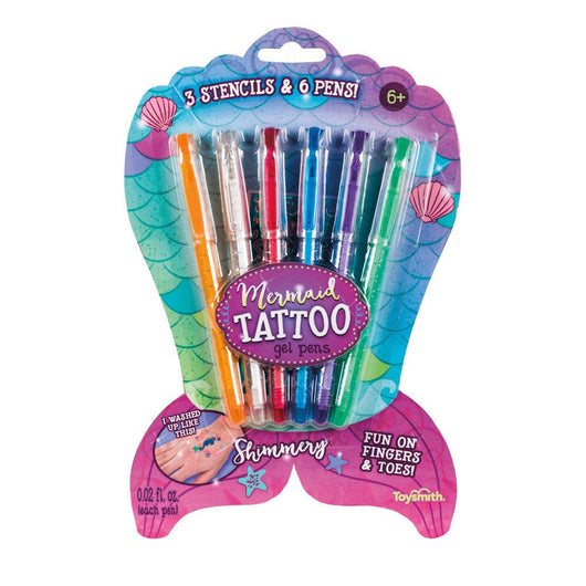 Toysmith Mermaid Tattoo Gel Pens (6)