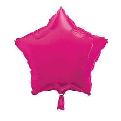 Hot Pink Solid Star Foil Balloon 18