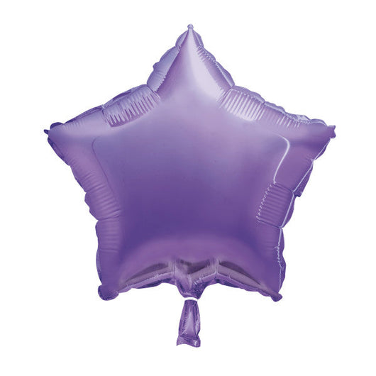 Lavender Solid Star Foil Balloon 18