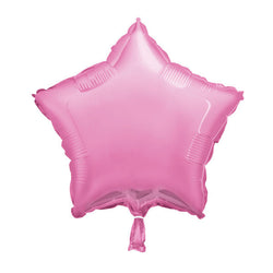 Pastel Pink Solid Star Foil Balloon 18