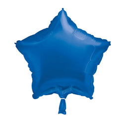 Royal Blue Solid Star Foil Balloon 18