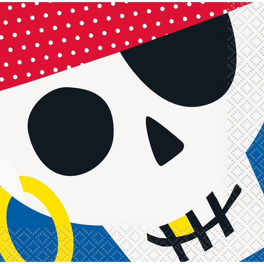 Ahoy Pirate Beverage Napkins, 16ct