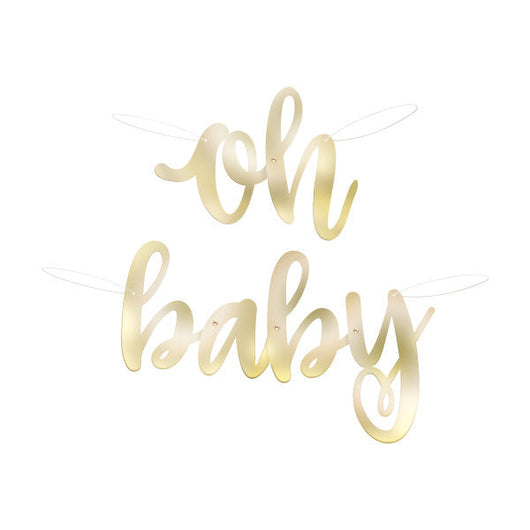 Oh Baby Gold Baby Shower 