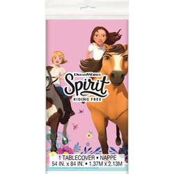 Spirit Riding Free Rectangular Plastic Table Cover, 54