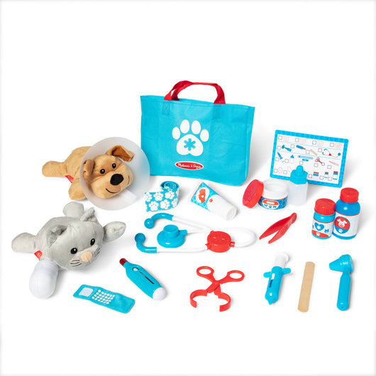Melissa & Doug Examine & Treat Pet Vet Play Set (6)