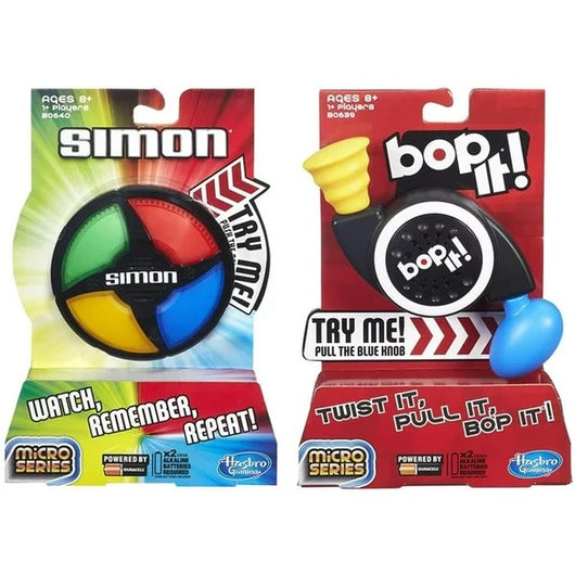 Simon & Bop It Micro Series Game Assortment (6)
