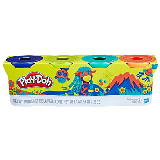 Play-Doh 4-Pack of 4-Ounce Cans (Wild Colors) (8)