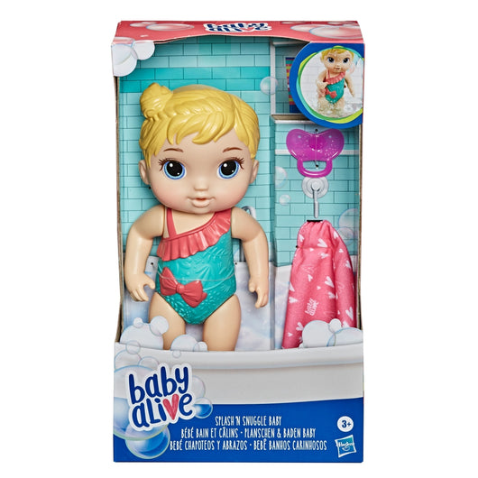 Baby Alive Splash 'n Snuggle Baby Doll for Water Play Assortment (2)