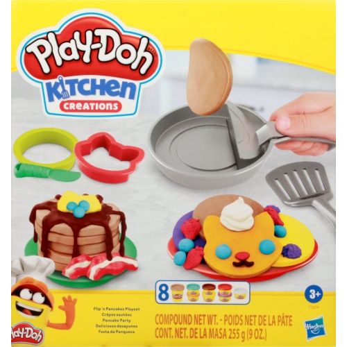 Play-Doh Kitchen Creations Flip 'n Pancakes Playset with 14 Play Kitchen Accessories (4)