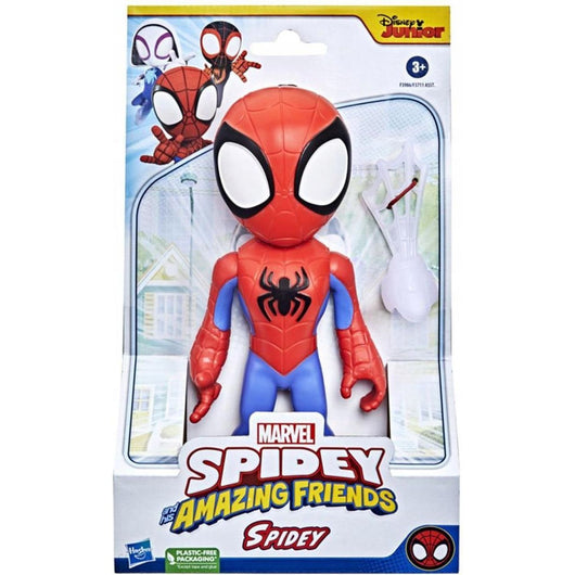 Marvel Spidey and His Amazing Friends Supersized Spidey Figure, 9-Inch Action Figure, Preschool Toys for Kids (4)