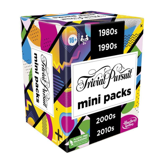 Trivial Pursuit Game Mini Packs Multipack, 4 Game Packs Featuring 4 Decades (16)