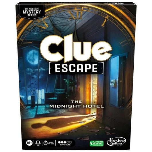 Clue Escape: The Midnight Hotel Board Game, 1-Time Solve Escape Room Game (6)