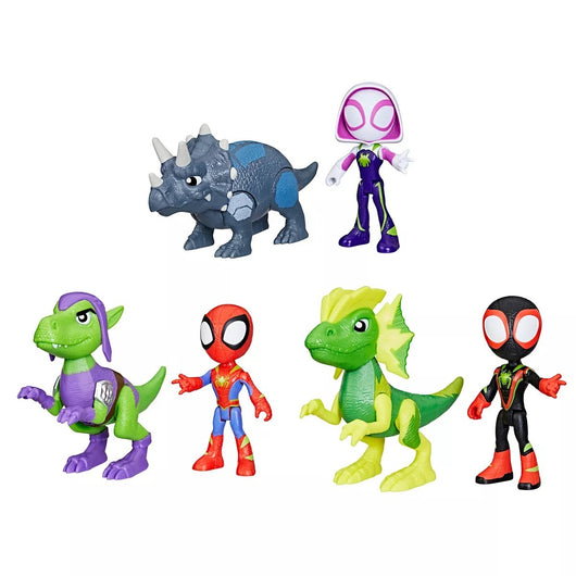 Marvel Spidey and His Amazing Friends Dino-Webs Figure 2-Packs (4)
