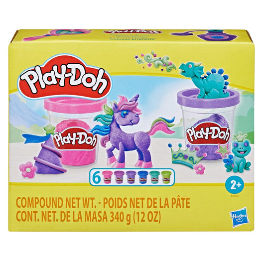 Play-Doh 6 Pack Sparkle Collection Arts and Crafts Toys (4)