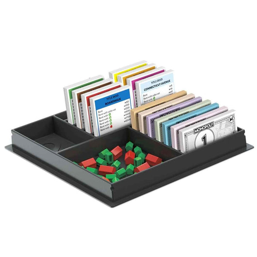 Monopoly Board Game with Storage Tray and Larger Tokens (6)
