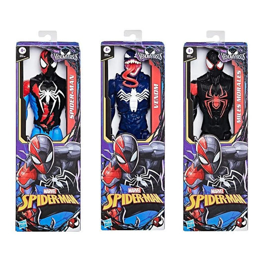 Marvel Spider-Man VenomVersus Titan Hero Series Action Figures (4)