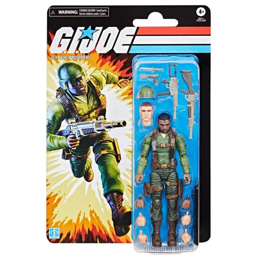 G.I. Joe Classified Series Retro Cardback G.I. Joe Trooper(4)