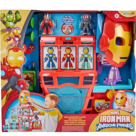 Marvel Iron Man and his Awesome Friends Iron Quarters Playset (2)