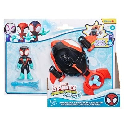Marvel Spidey and his Amazing Friends Water-Webs Spin Dolphin Submarine Toy (3)