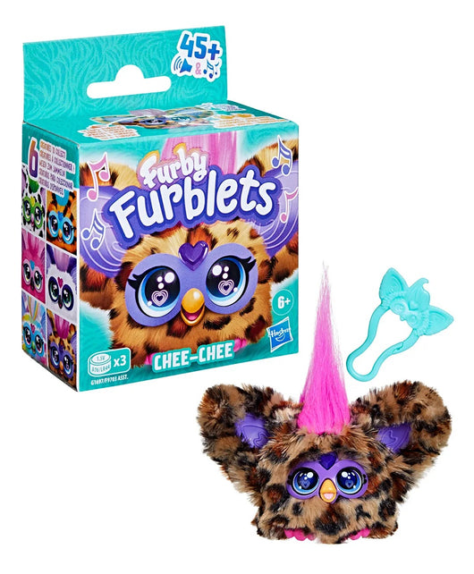 Furby Furblets Chee-Chee Cheetah Mini Plush Toy(24)