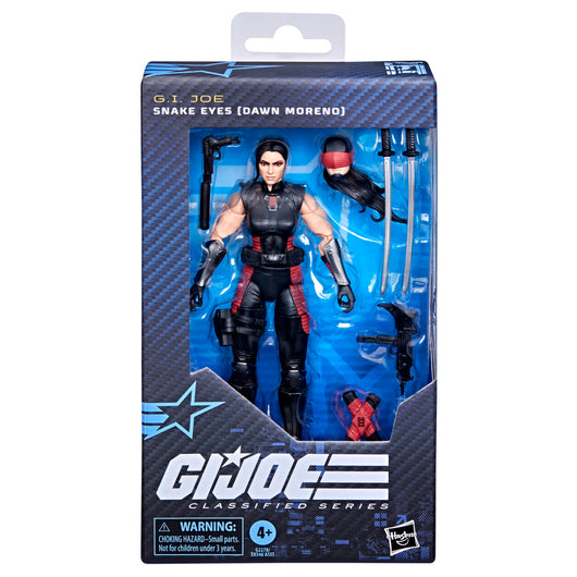 G.I. Joe Classified Series #197, Snake Eyes (Dawn Moreno) Action Figure(6)