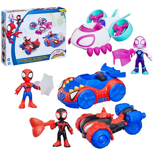 Marvel Spidey and His Amazing Friends Spidey Vehicle 3 Pack (10)