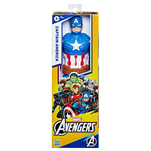 Marvel Avengers Titan Hero Series Captain America Action Figure with Accessory (12