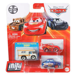 Disney Pixar Cars Mini Racers 3-Pack Assortment (6)