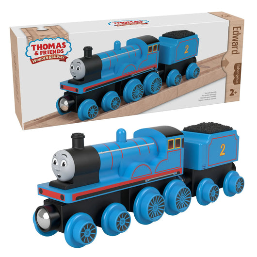 Fisher-Price Thomas & Friends Wooden Railway Edward Engine and Coal-Car (3)