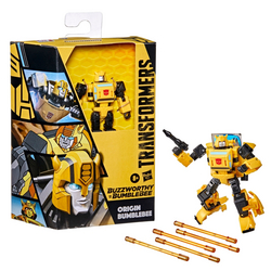 Transformers Buzzworthy Bumblebee War for Cybertron Deluxe Origin Bumblebee (8)