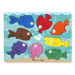 Melissa & Doug Colorful Fish Chunky Puzzle (12)