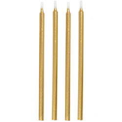 Gold Birthday Candles 5