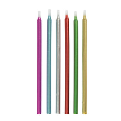 Metallic Spiral Birthday Candles 5