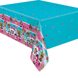 LOL Surprise Rectangular Plastic Table Cover, 54