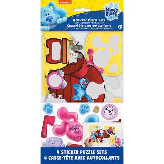 Blue's Clues Activity Card with Stickers, 4ct