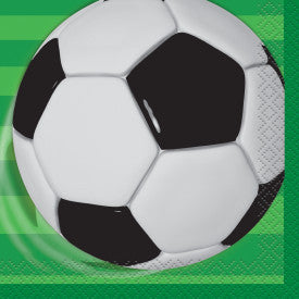 Soccer 3D Beverage Napkins, 16ct.