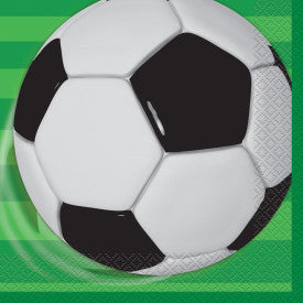Soccer 3D Lunch Napkins, 16ct.