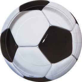 Soccer 3D Lunch Plates, 8ct.