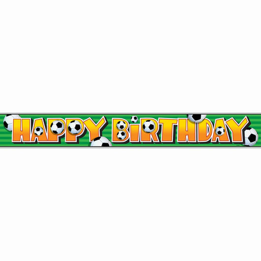 Soccer 3D Foil Banner, 12 ft