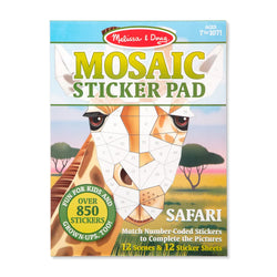 Melissa & Doug Mosaic Sticker Pad- Safari Animals (20)
